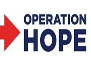 Arrow pointing to words "Operation Hope"