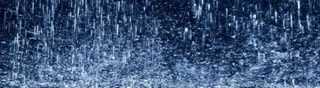 A background image of sheets of rain hitting a pavement.