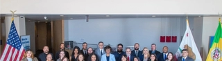 Group Picture of staff at the Emergency Operations Center