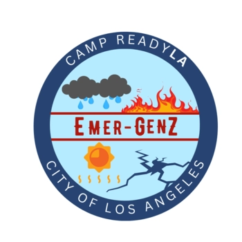 Logo with Camp ReadyLA  Emergency.