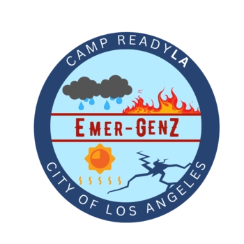Logo with Camp ReadyLA  Emergency.