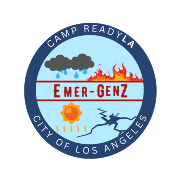 Logo with Camp ReadyLA Emergency.