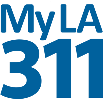 Text-only logo: My LA 311